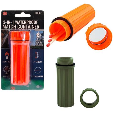 best waterproof match container